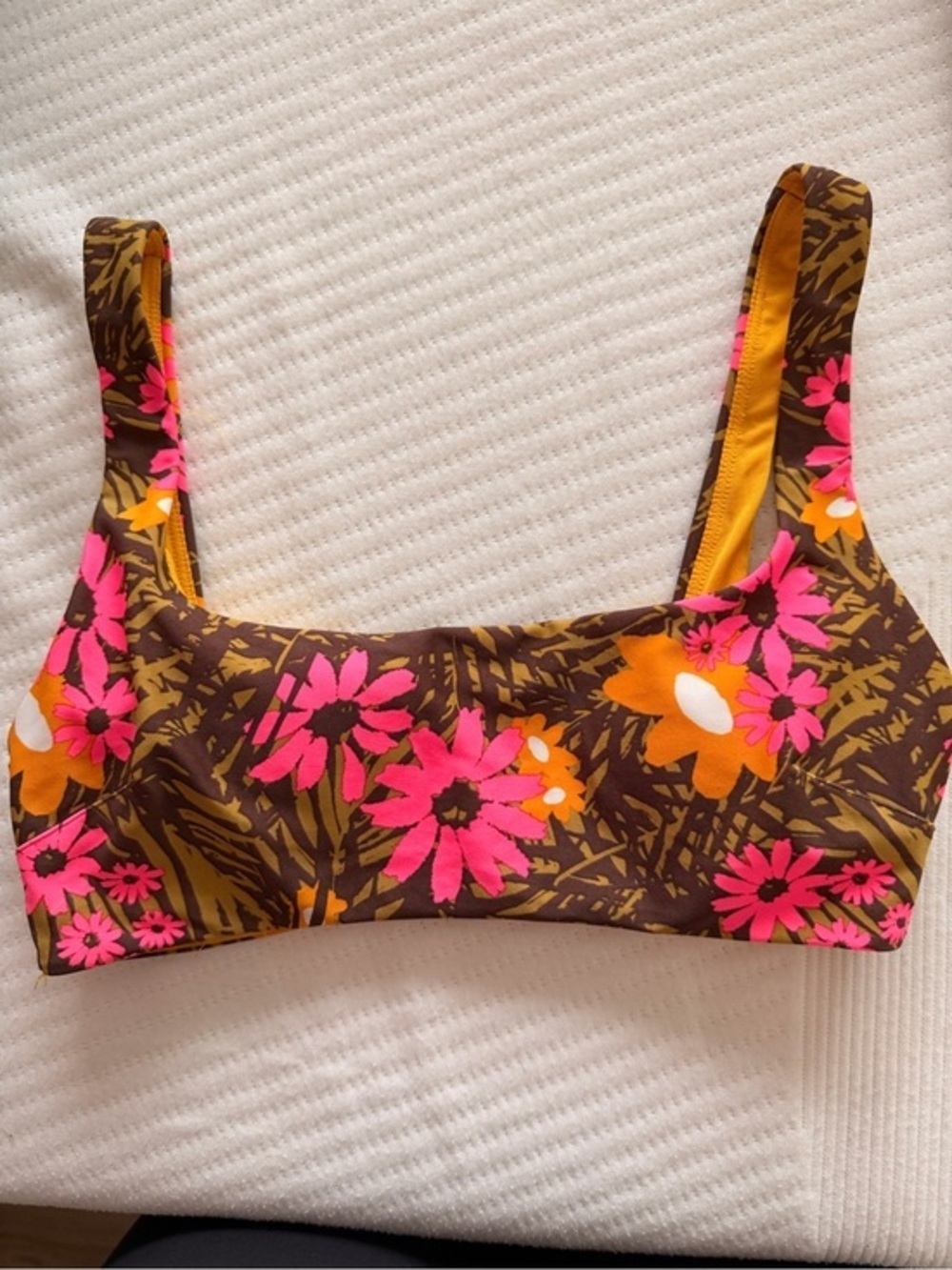 Aerie Floral Bikini Top Small